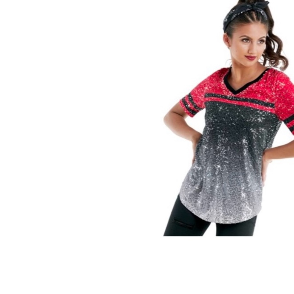 Girls glance Hip hop outfit.